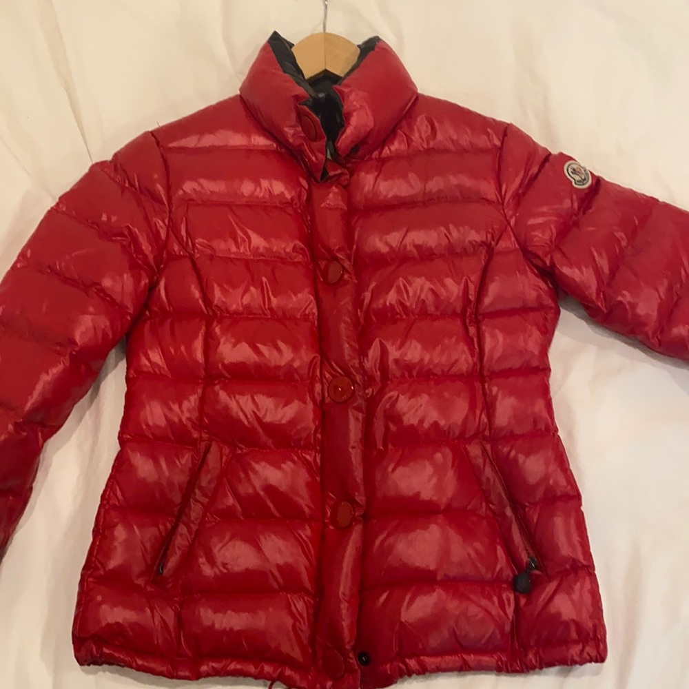 *Worn once* Red Moncler Womens jacket